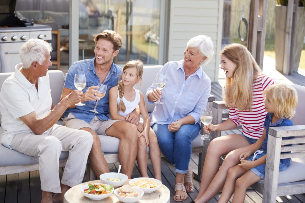 Villa living multigenerational families