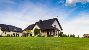 urban country yard in villa