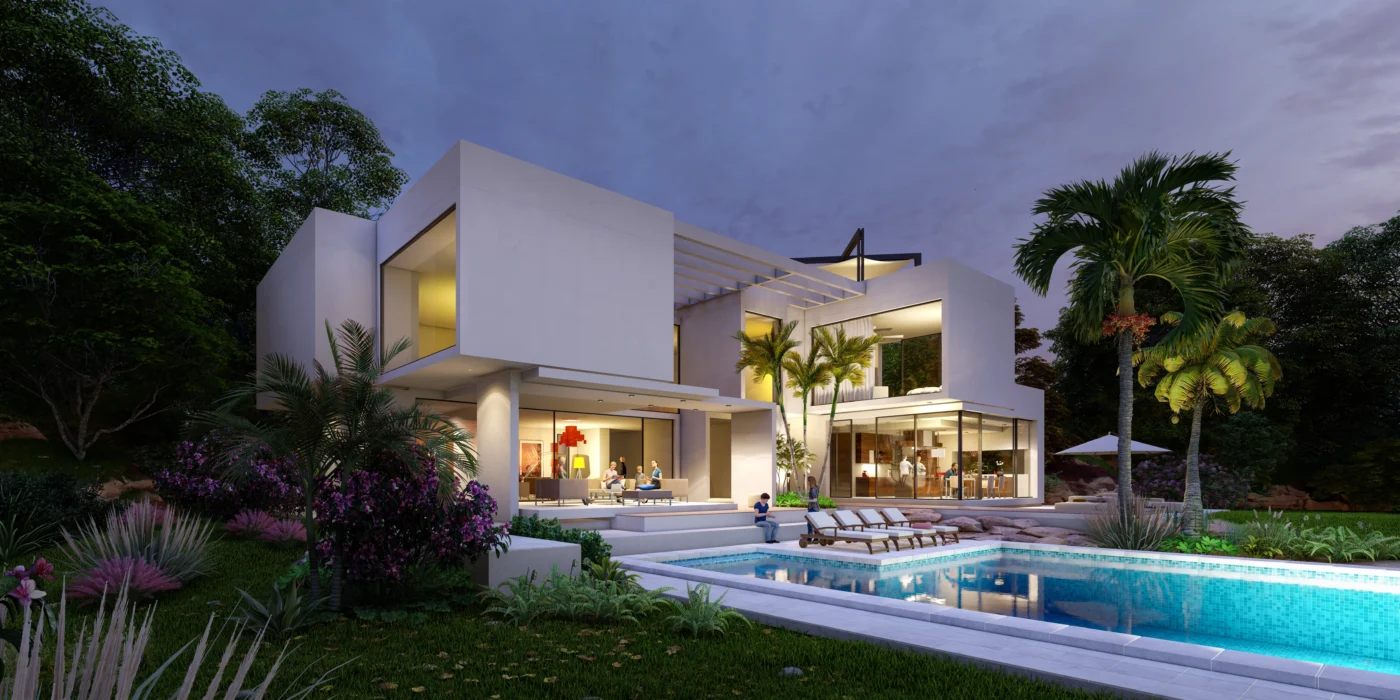 luxury modern villa