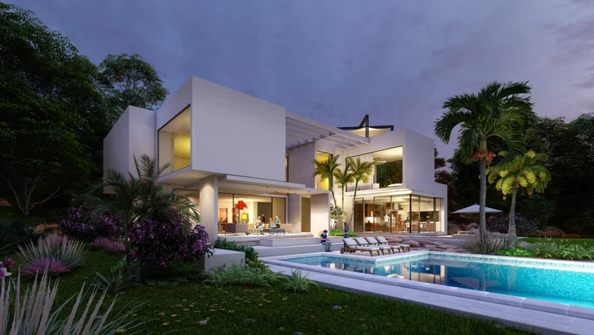luxury modern villa